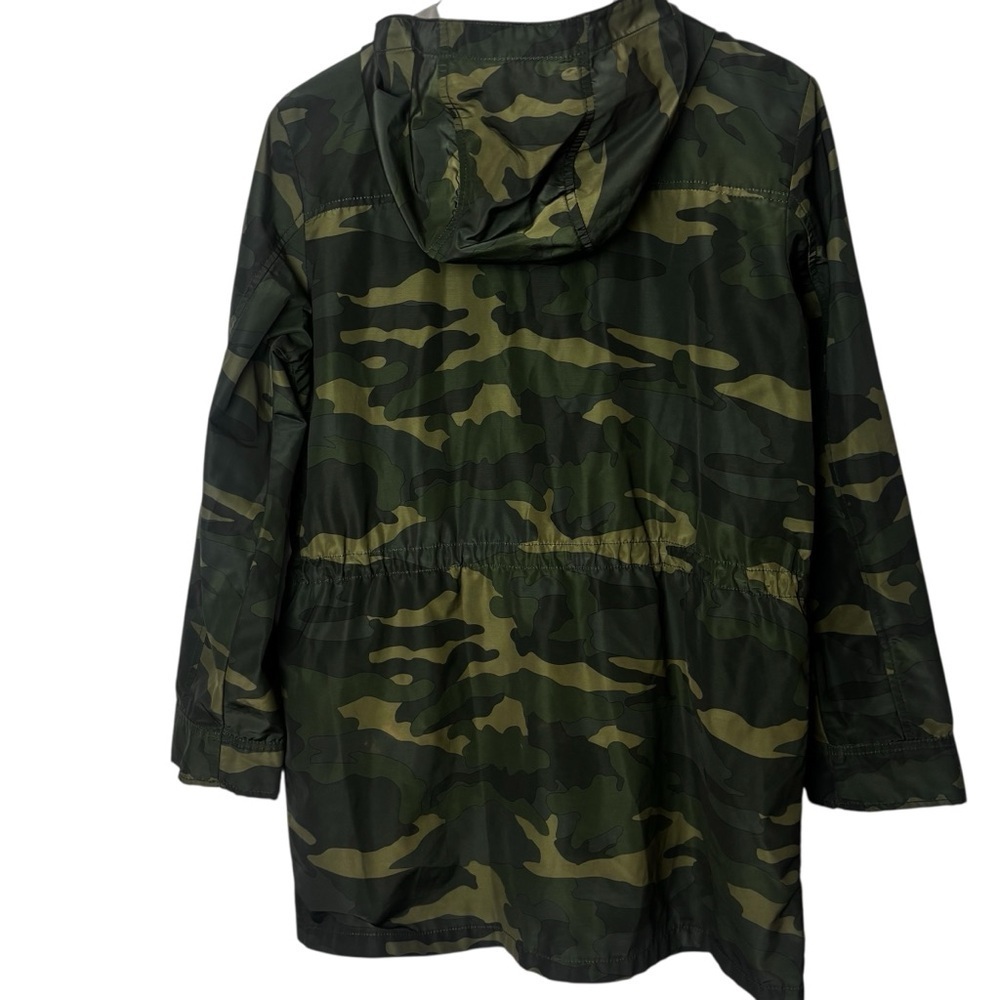 J. Crew Green Camouflage Water Proof Jacket Size Small - Picture 4 of 14